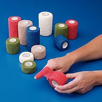 Co-Flex Cohesive Flexible Bandage, White, 1"x 5 yd. (2.5 cm x 4.6 m), 30 Rolls