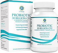 30 Billion CFU Probiotic Supplement with Prebiotics – Patented Acid Resistant Capsules to Promote Gut Health, Support Immune System – Probiotics for Women and Men of All Ages - 60 Vegetarian Capsules
