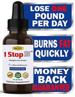 1 Stop Slim Thermogenic Weight Loss Drops for Women & Men, Rapid Fat Burning & IMMEDIATE Stomach Shrinkage! Best Diet Product, with Raspberry Appetite Control Supplement Get Ripped Now