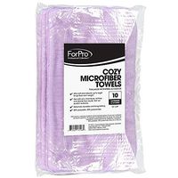 For Pro Cozy Microfiber Towels, Lavender, 10 Count