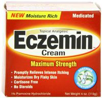 Eczemin Maximum Strength Medicated Cream, 4 Ounce