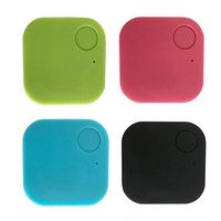 LIEJIE 4pcs Smart GPS Finder Locator Pet Tracker Bluetooth Key Finder Wireless Seeker Hot Mini Tag Wallet Kids Pet Dog Cat Locator Anti Lost Alarm Sensor Smart Finder Bluetooth Tracking (Multicolor)