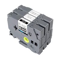 Equivalent 12mm TZe TZ Label Tape Brother P-Touch Labeling Tape TZe-131 TZe-231 TZe-335 Compatible for Brother Label Printer Embellish PT-D600 PT-P700 PT-P900W PT-P950NW (1/2-Inch x 8m),3-Pack