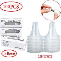 100 Counts Ear Thermometer Probe Covers/Refill Caps/Lens Filters for All Braun ThermoScan Models and Other Types of Digital Thermometers Disposable