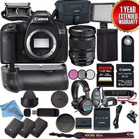 Canon EOS 5DS 0581C002 DSLR Digital SLR Camera with Sigma 24-105 OS HSM Art Lens Video Bundle