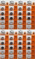 CR1632 Lithium 3V Batteries, 5 on a Card (8 Cards - 40 Batteries) by Loopacell