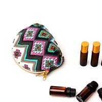 ️ Yu2d ❤️❤️ ️1PC Essential Oil Diffuser Wallet Style Case Aromatherapy Bag Loaded 8 Bottle