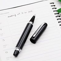 LACHIEVA LUX Classic Piano Lacquering Metal Roller Pen with Germany Schneider Refill Nice Gift Box Pack (Black)