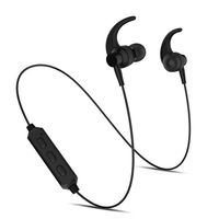 AWINNER Bluetooth Headphones Wireless 5.0 Magnetic Earbuds Snug Fit for Sports with Built in Mic TT-BH07 (IPX6 Waterproof, aptX Stereo,) (Black)