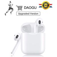 Bluetooth Headset Wireless Earbuds Sweatproof Sports Headphones with Charging Case Mini Size HD Stereo in-Ear Noise Canceling Earphones with Mic for Phone iOS Android Smart Phonesp