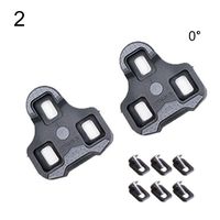 Shentesel Road Bike Bicycle Carbon Fiber Cycling Anti-Slip Pedals Cleats for Look Keo - 0 Degree Cleats