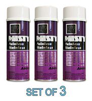 Misty Painless Stainless Steel Cleaner Aerosol 18 oz [SET OF 3]
