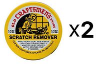 Fox Run 1/2 Oz Old Craftsmen's Scratch Remover Scuffed Wood Leather Buff (2Pack)