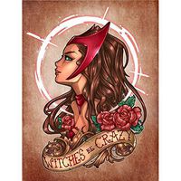 Ecurson Diamond Painting,Beautiful Girl &Beast，Full Drill Point Drill 30X40CM Embroidery Paintings Rhinestone Pasted DIY Diamond Painting Cross Stitch