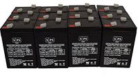 SPS Brand 6V 4.5Ah Replacement Battery for CooPower CP6-4.5 Sealed Lead Acid AGM VRLA (12 Pack)
