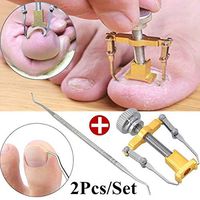 2pcs Ingrown Toe Nail Fixer Pedicure Recover Embed Toenail Correction Lifter Tool Set