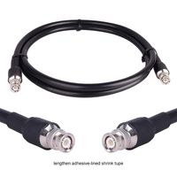 BNC Cable 3ft Male to Male 50 Ohm Ultra Low Loss Short Extension Connector RF Coax Cable by XRDS-RF