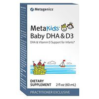 Metagenics MetaKids® Baby DHA & D3 2 fl oz (60 mL), DHA & Vitamin D Support for Infants, 60 Servings - Non-GMO and Gluten Free