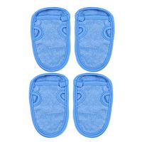 Healifty Baby Shower Sponge 4pcs Exfoliating Bath Gloves Body Scrub Gloves Shower Body Rubbing Gloves Back Scrubber(Blue)