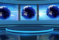 OFILA News Report Backdrop 9x6ft Photography Background TV Broadcast Interview Global Studio Lights Motion Picture Media Screen Photos Motion Picture Video Modern Technology Studio Props