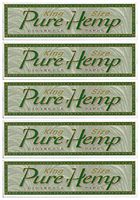6 Pure Hemp 1 1/4 Tree Free Eco 100% Hemp Natural Gum Cigarette Rolling Papers Packs (50 Leaves/pack) + Beamer Smoke Sticker. For Legal Smoking Herbs, Rolling Tobacco, Cones, Herbal Mixes, Rollers,ryo