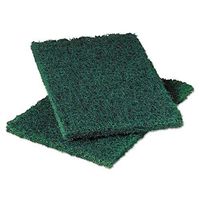 Scotch-Brite PROFESSIONAL 86 Commercial Heavy Duty Scouring Pad 86, 6" X 9", Green, 12/pack, 3 Packs/carton