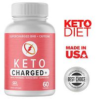 Keto Charged Pill - Keto Pill w/goBHB and Caffeine for Increased Weight Loss, Energy and Focus - 1 Bottle (60 Capsules)