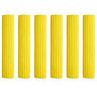 Black Temptation Set of 6 Foldable Sponge Mop Replacement Heads, Good Absorbent [D]