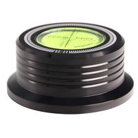 Viborg 60HZ 280g Audio Record Weight LP Disc Stabilizer Turntable Vinyl Clamp HiFi (Black)