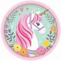 Unicorn Magical Small Paper Plates (8ct)