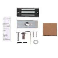 PEACE BIRD Electromagnetic Lock,60KG 130LBs Holding Force Electric Magnetic Lock for Closet Cabinet Door Access Control System (Fail-Safe NC Mode)