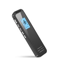 Digital Voice Recorder, RegeMoudal Voice Recorder HD Sound Quality 16GB Voice Activated Recorder with Dual Microphone Noise Reduction 360° Stereo Recording Support 64G TF Card Expansion