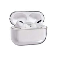 Slendima Transparent PC Shockproof Bluetooth Headset Earphone Case Cover for Airpod-s Pro Airpods Case Cover Compatible for Airpod-s Pro Charging Case Transparent