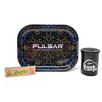 Pulsar Rolling Tray Molecule with Danks Rolling Papers