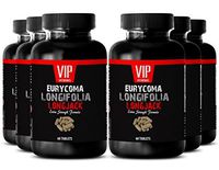 Maca Powder raw - EURYCOMA LONGIFOLIA - Increase Physical Recovery (6 Bottles - 360 Capsules)