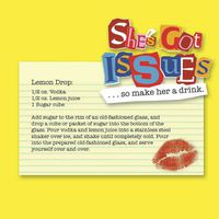 Cocktail Napkin Lemon Drop