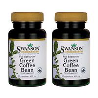 Swanson Full Spectrum Green Coffee Bean 400 Milligrams 60 Capsules (2 Pack)