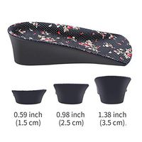 Height Increase Insoles Arch Support Half Shoe Lifts Elevator Shoe Insoles Heel Lift Inserts for Men and Women (M(0.98 inch Height))