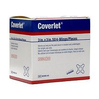 BSN Medical Coverlet Adhesive 4-Wing 3" x 3" Bandage 50/box