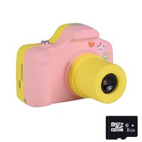 PANNOVO YT001 Mini 1.5 Inch Screen Children Kids Digital Camera with 8GB Cards(Pink)