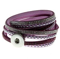 Fashion 1pcs Charm bracelet For Noosa snaps chunk button NS 42