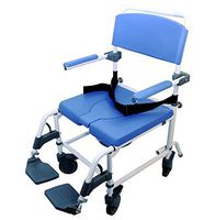 Healthline 791154430194 Aluminum Shower Commode Chair44; 22 in. Seat