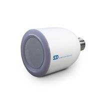 SHOWERDOORDIRECT.COM BTLBS-WH LED Light Bulb with Bluetooth Speaker, White