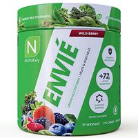 NutraKey Envie, Powdered Multivitamin with Fruits, Greens, Antioxidants, Digestive Enzymes and Amino Acids, 35 Servings