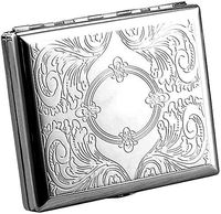 Etched Case for Regular Size and 100's Cigarette, 100 MM