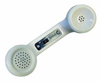 Modular Amplified Receiver Handset Without Cord, Provides Improved Telephone Reception For The Hearing Impaired, Grey