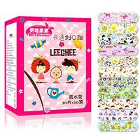 HELLOYOUNG 50Pcs Children Dreathable Waterproof Wound Patch Waterproof Bandage Cartoon Cute Band-Aid Hemostatic Adhesive Medical Band-aid Ointments
