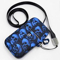 Sunday 7 Skull Pattern Portable Handy Soft Silicone Dust-Proof Protection Case with Lanyard for Zero Aurora, Anti-Scratch Anti-Fall and Shock Absorption (Blue)