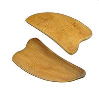 MENGMA Gua Sha Scraping Massage Tool Ultra Smooth Edge Natural High Quality Hand Made Vietnam Scented Wood Wooden Rosewood Gua Sha Board-Reduce Neck and Muscle Pain Improve Mobility Gifts(2 PC)