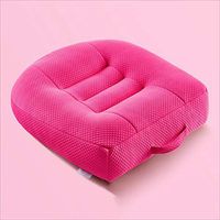 KLSJJ Office Soft Massage Seat Cushion Lady's Beauty Hip Butt Push Up Yoga Orthopedic Pads for Car Chair Anti (Color : Pink)